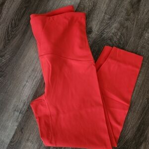 SPANX Orange Red Leggings